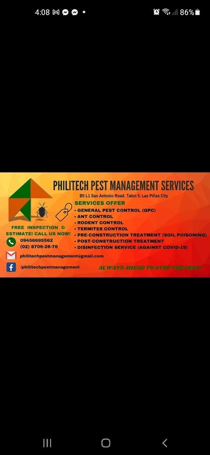 Philitech Pest Management Services work photo